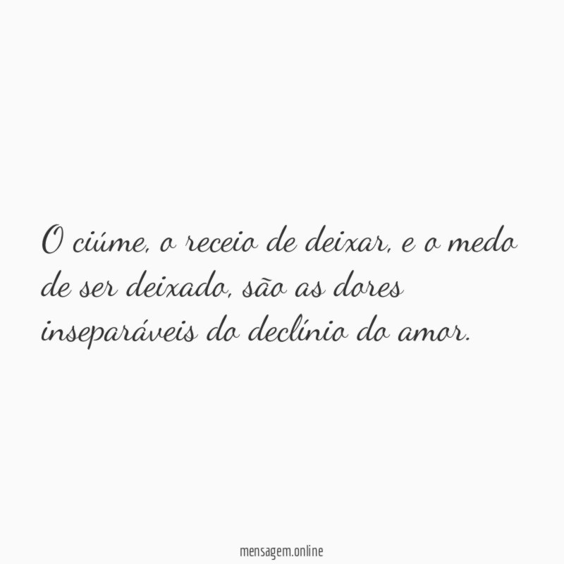 O ciúme