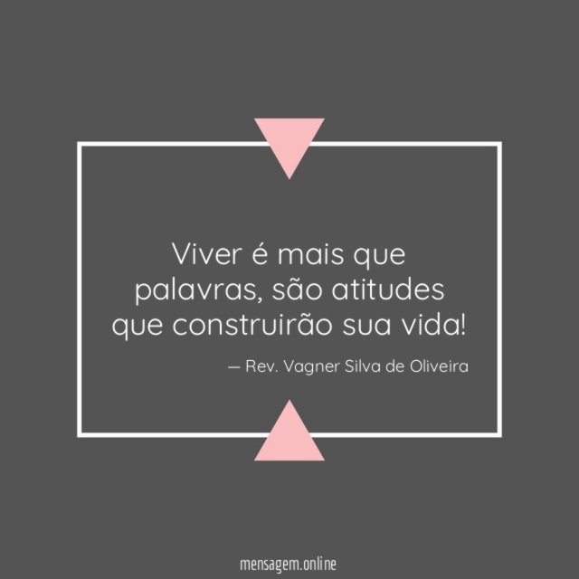 Viver é mais que palavras