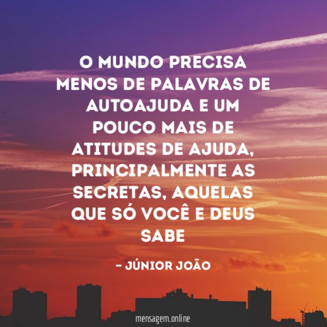 O mundo precisa menos de palavras de autoajuda