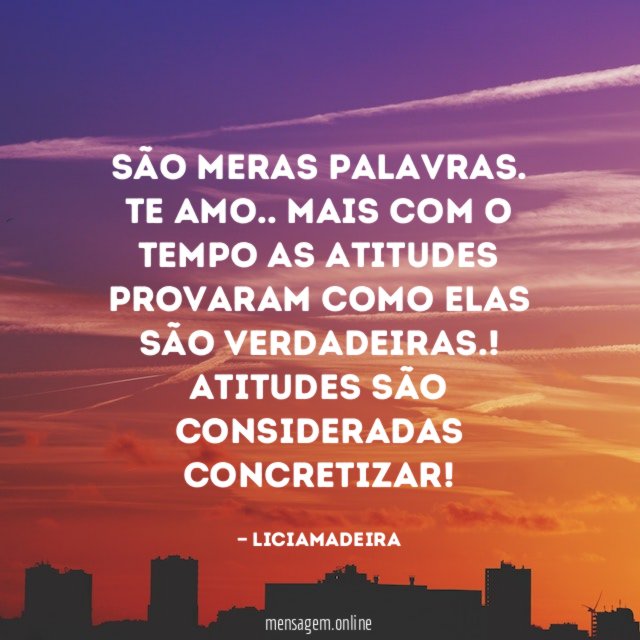 SÃO MERAS PALAVRAS