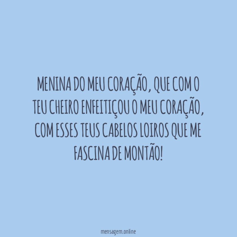 Menina do meu coração