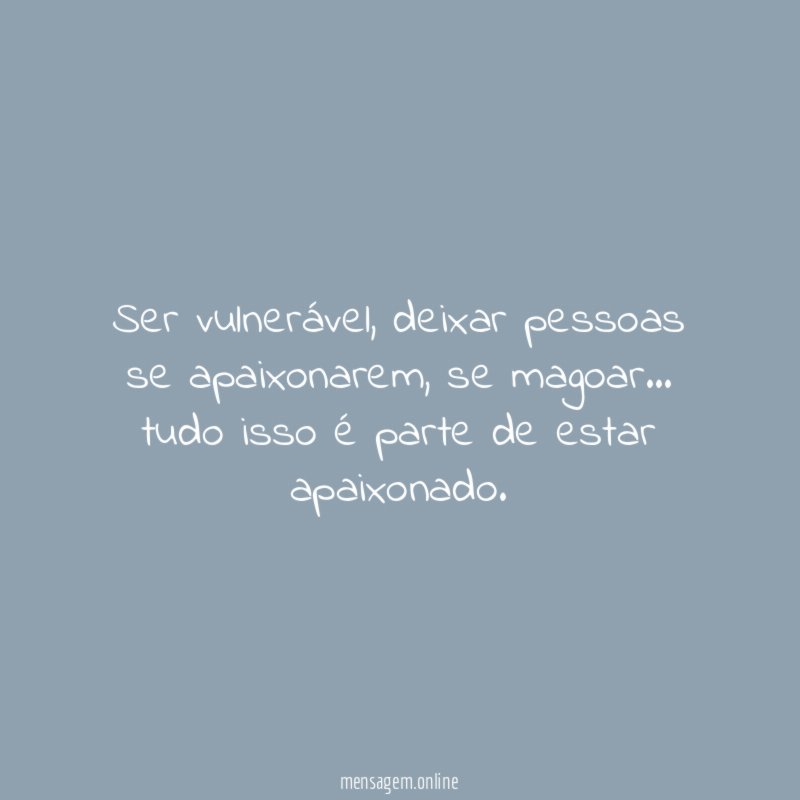 Ser vulnerável