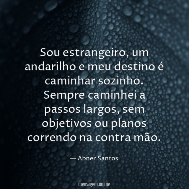 Sou estrangeiro