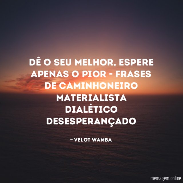 Dê o seu melhor