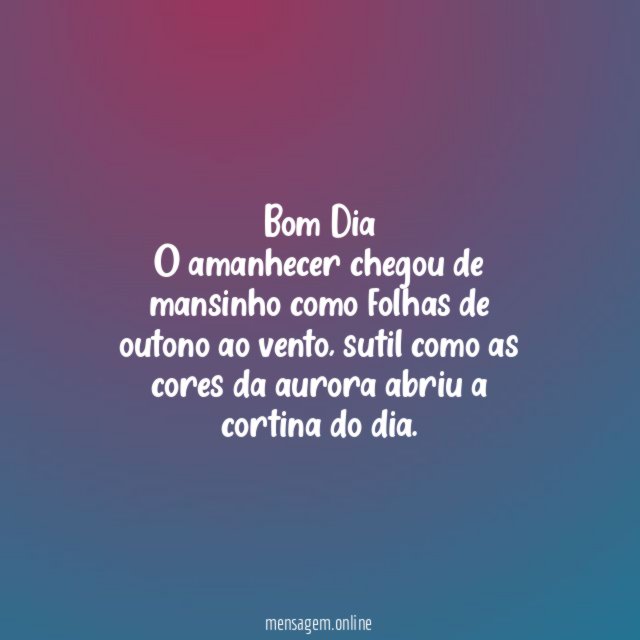 Bom Dia