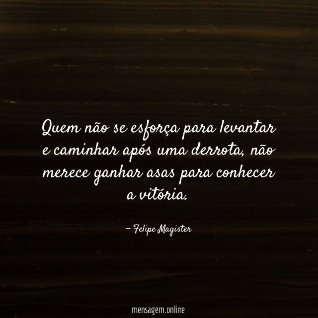 Quem não se esforça para levantar e caminhar