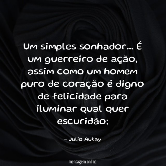 Um simples sonhador