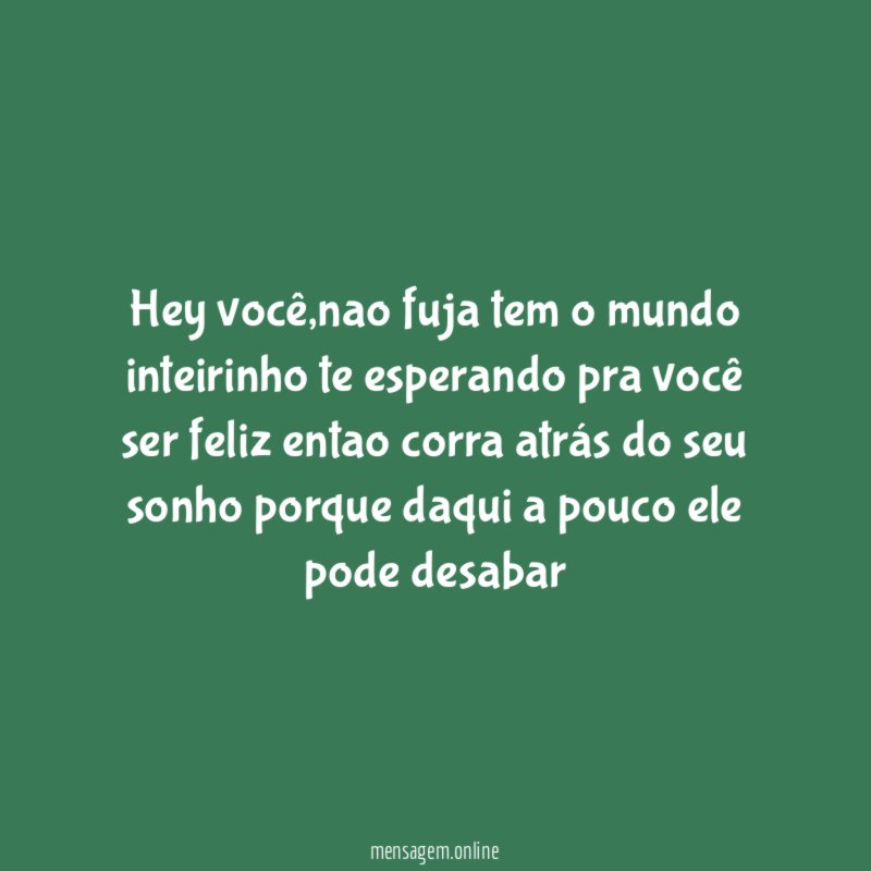 Hey você