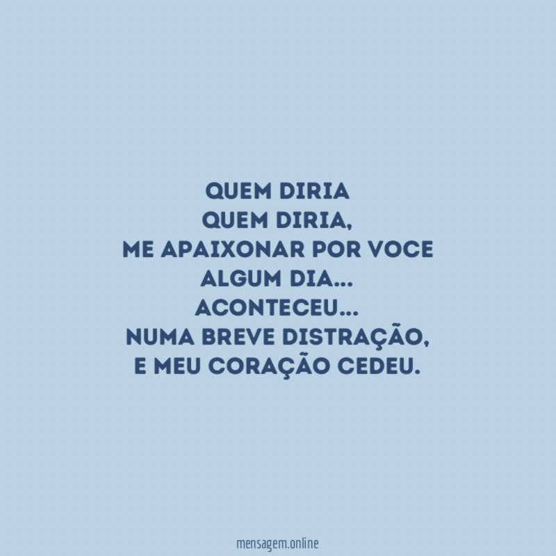 QUEM DIRIA