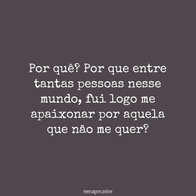 Por quê