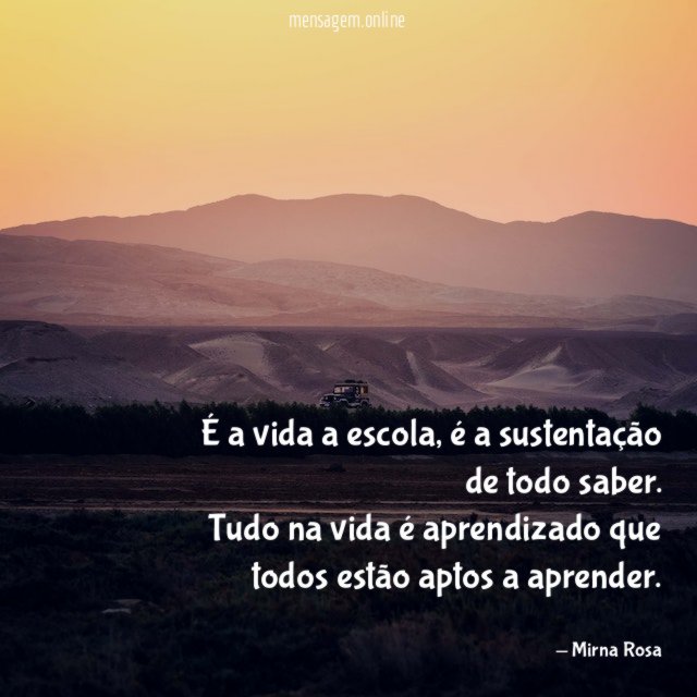 É a vida a escola