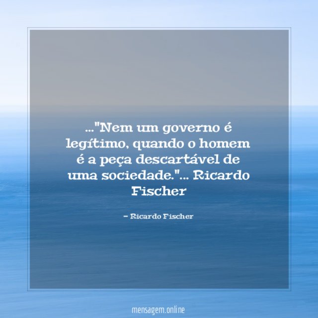 Nem um governo é legítimo