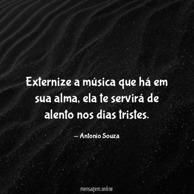 Externize a música que há em sua alma