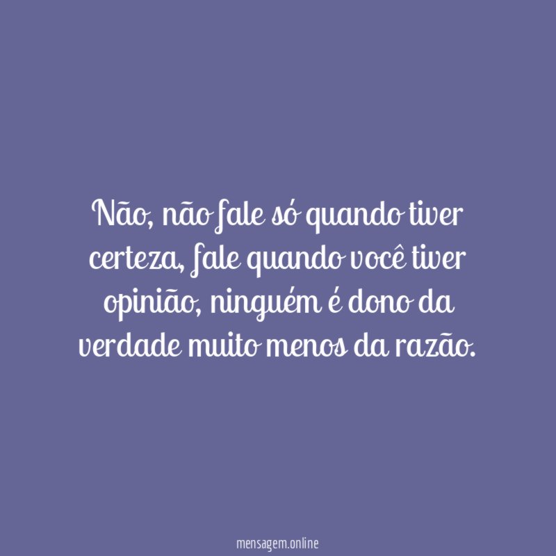 Não