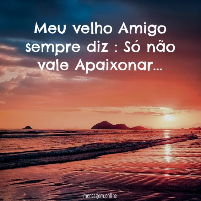 Meu velho Amigo sempre diz