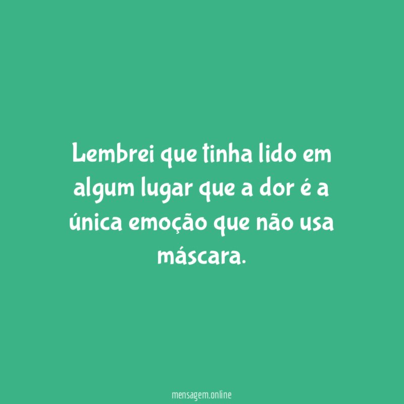 Lembrei que tinha lido em algum lugar que