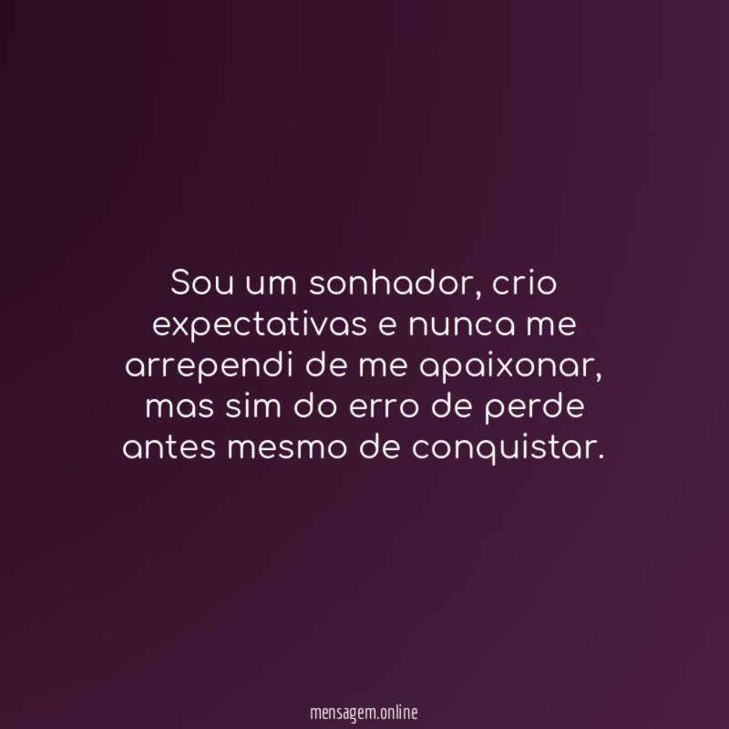 Sou um sonhador