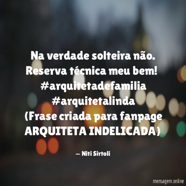 Na verdade solteira não. Reserva técnica meu bem!
#arquitetadefamilia #arquitetalinda