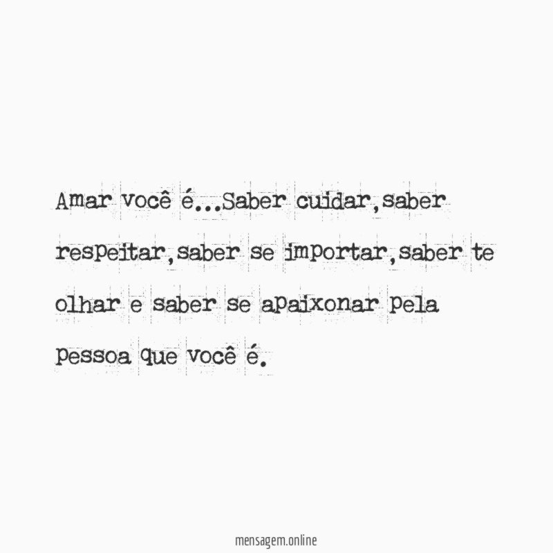 Amar você é