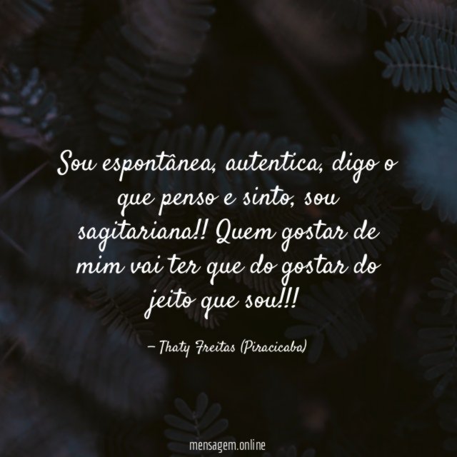 Sou espontânea