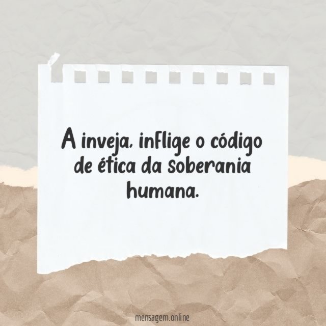 A inveja