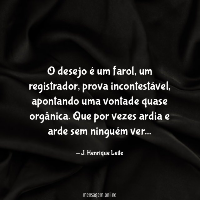 O desejo é um farol
