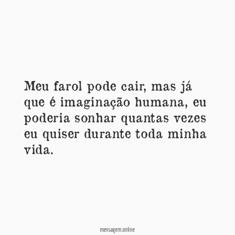 Meu farol pode cair