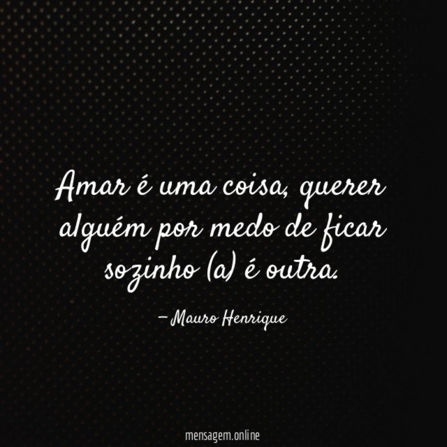 Amar é uma coisa