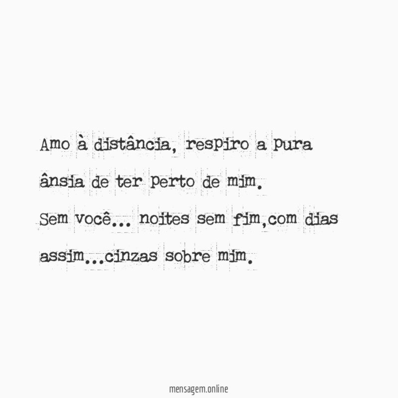 Amo à distância