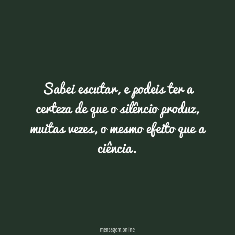 Sabei escutar