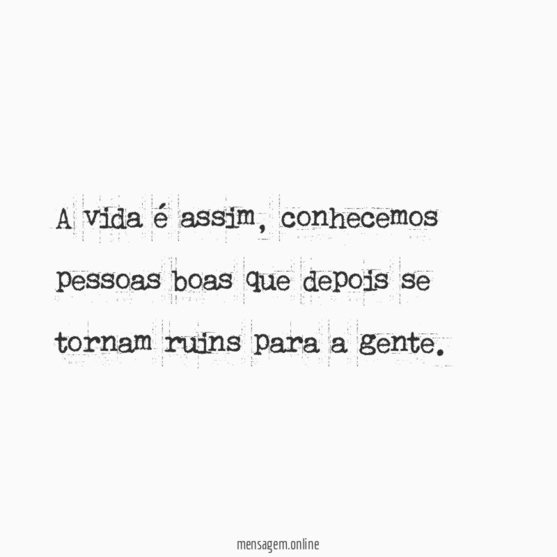 A vida é assim