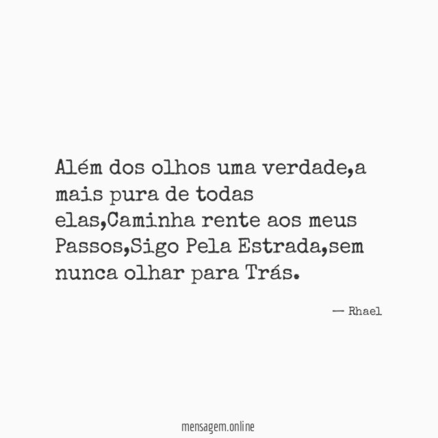 Além dos olhos uma verdade