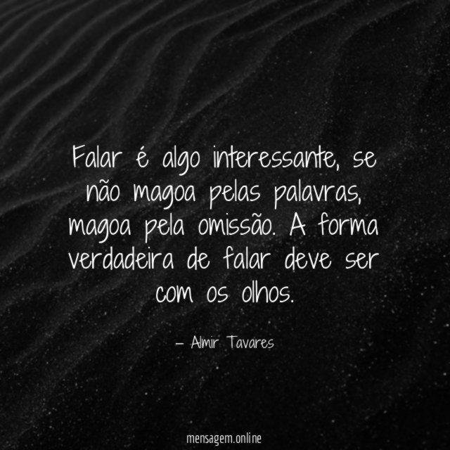 Falar é algo interessante