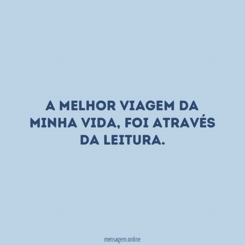 A melhor viagem da minha vida