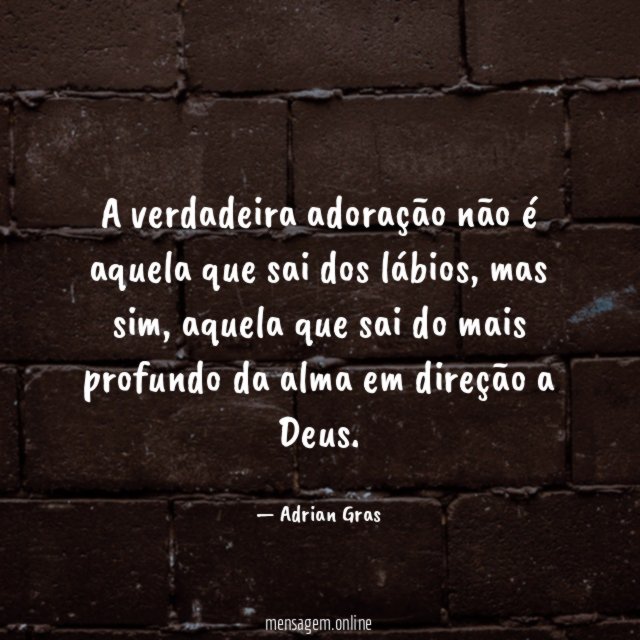 A verdadeira adoração não é aquela que sai dos lábios