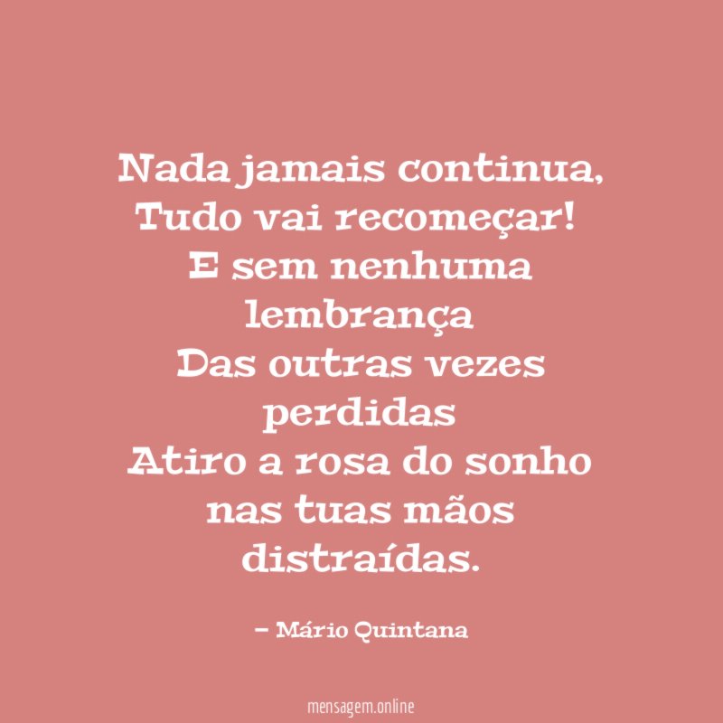Nada jamais continua