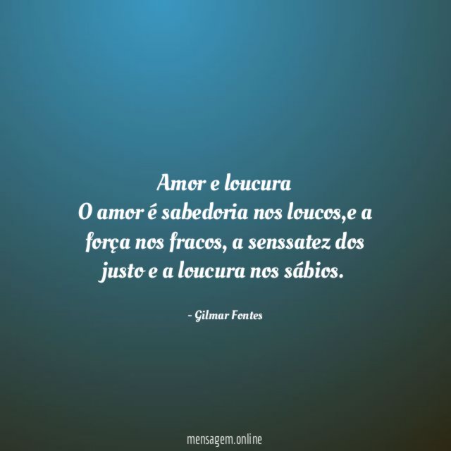 Amor e loucura