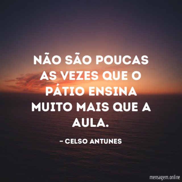 Não são poucas as vezes que o pátio