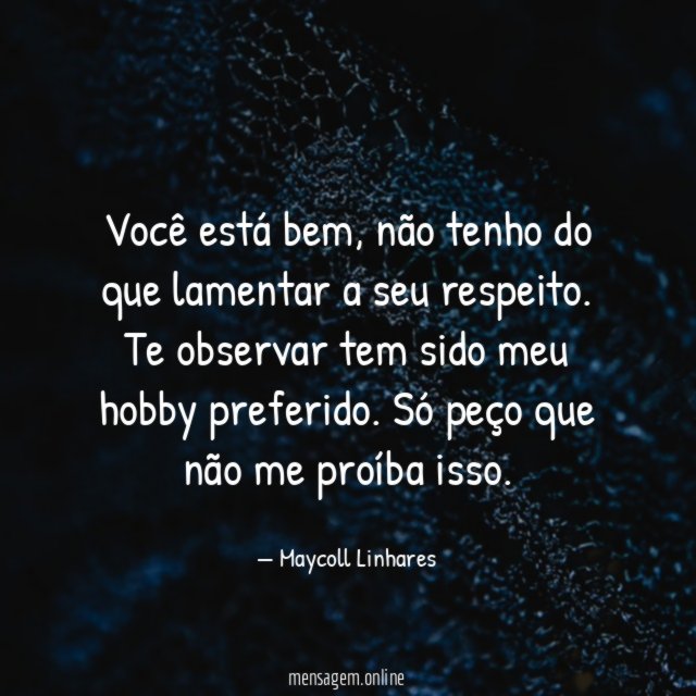 Você está bem