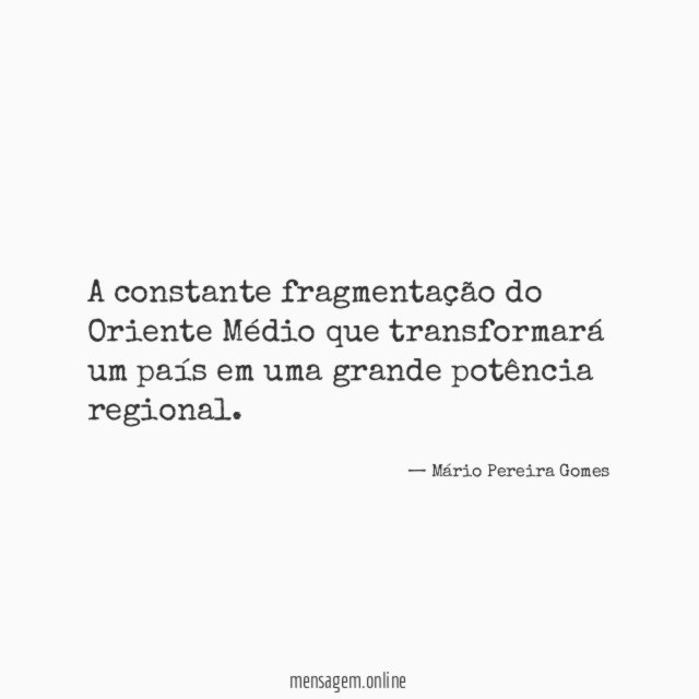 A constante fragmentação do Oriente Médio que transformará