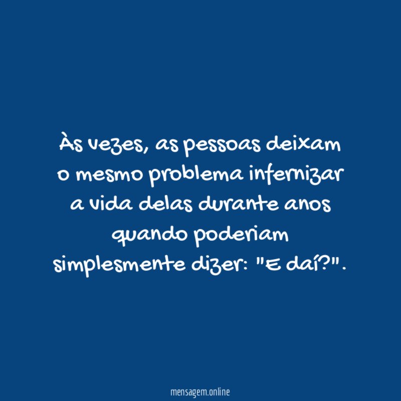 Às vezes