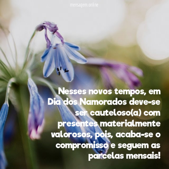 Nesses novos tempos