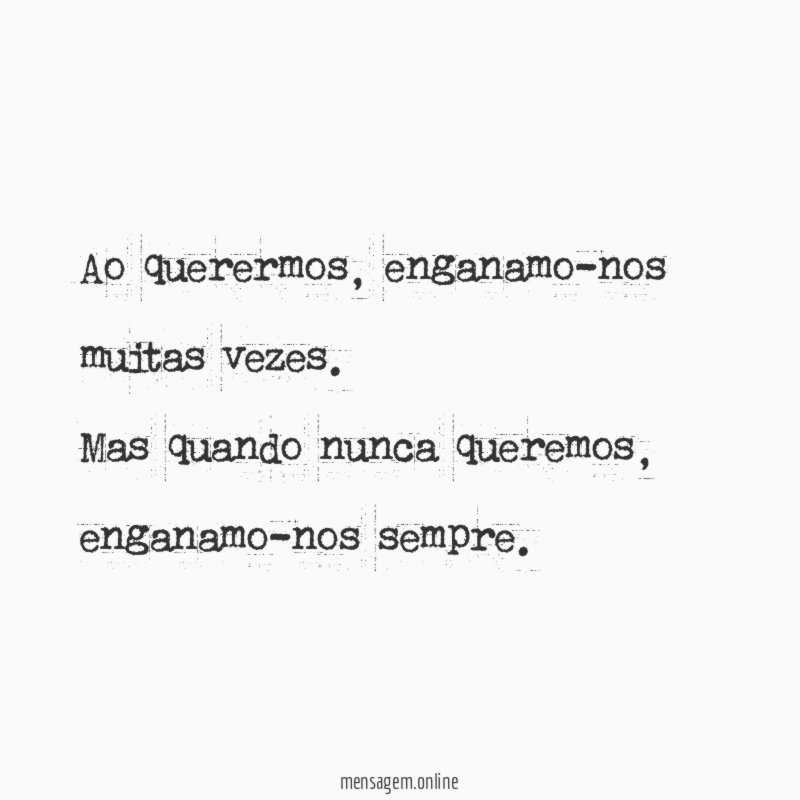 Ao querermos