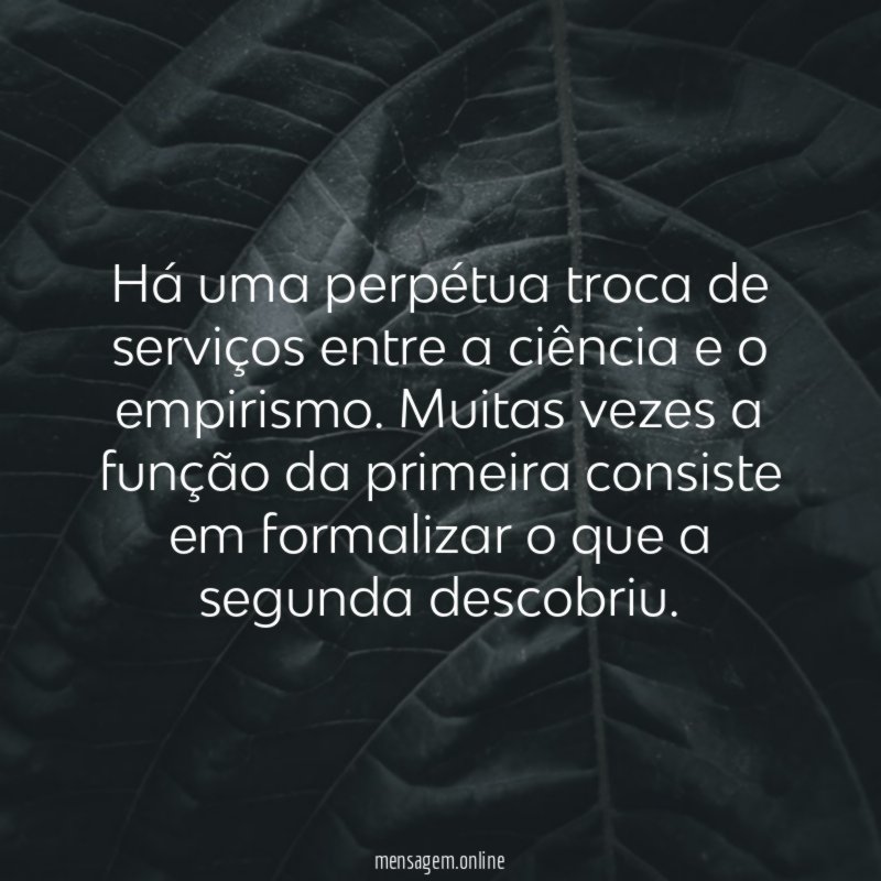 Há uma perpétua troca de serviços entre a