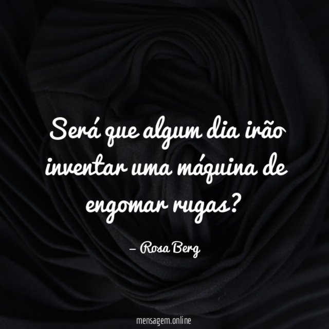 Será que algum dia irão inventar uma máquina