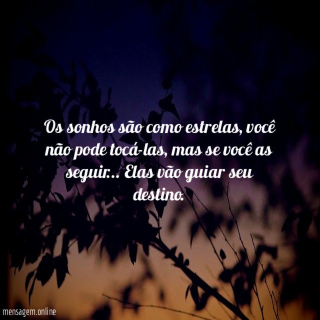 Os sonhos são como estrelas