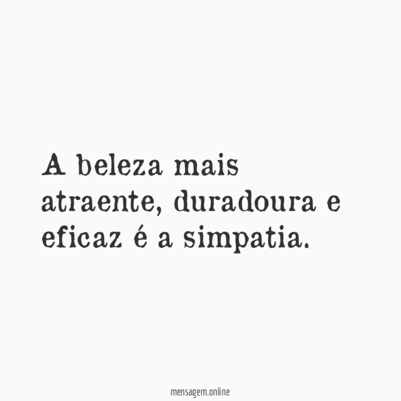 A beleza mais atraente