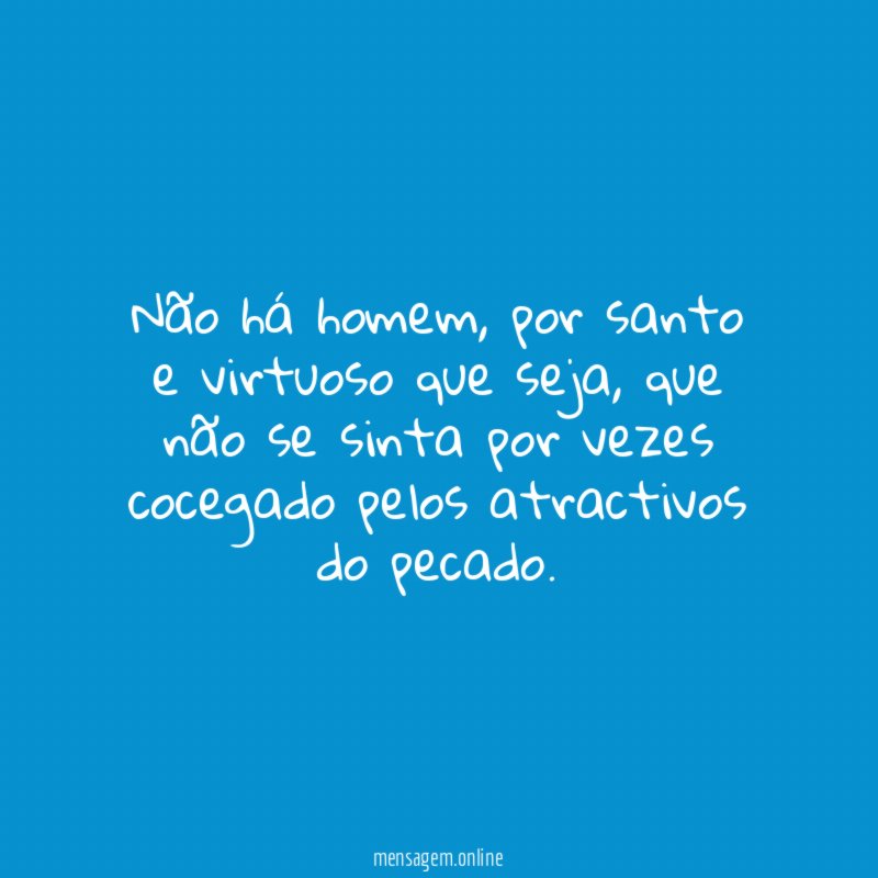 Não há homem