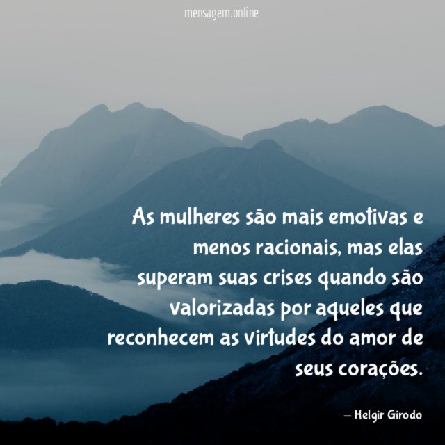 As mulheres são mais emotivas e menos racionais
