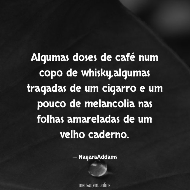 Algumas doses de café num copo de whisky
